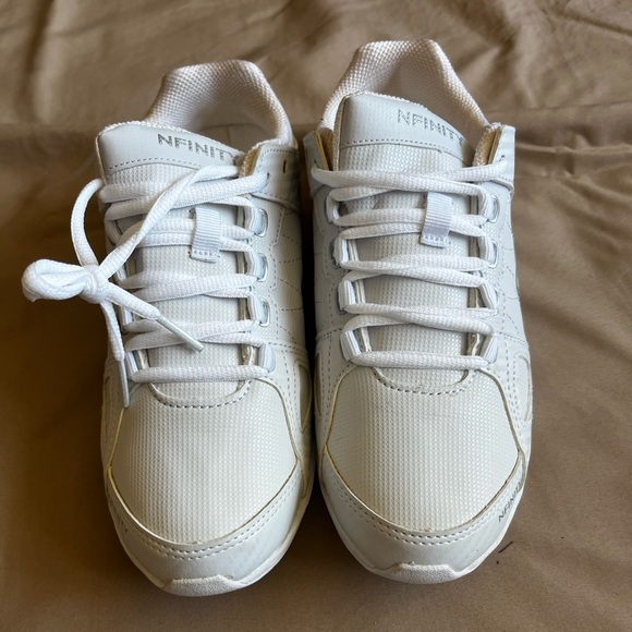 NFINITY Women’s White Cheerleading Sneakers - Picture 1 of 5